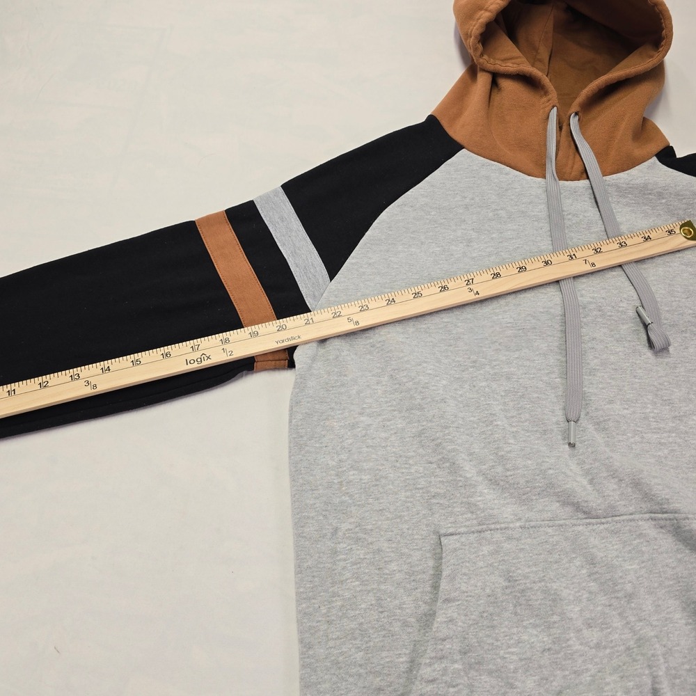 Denim & Flower Ricky Singh Colorblock Hoodie Sweatshirt Mens M‎ - Picture 6 of 11